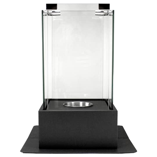 15" Bio Ethanol Ventless Portable Tabletop Fireplace with Flame Guard